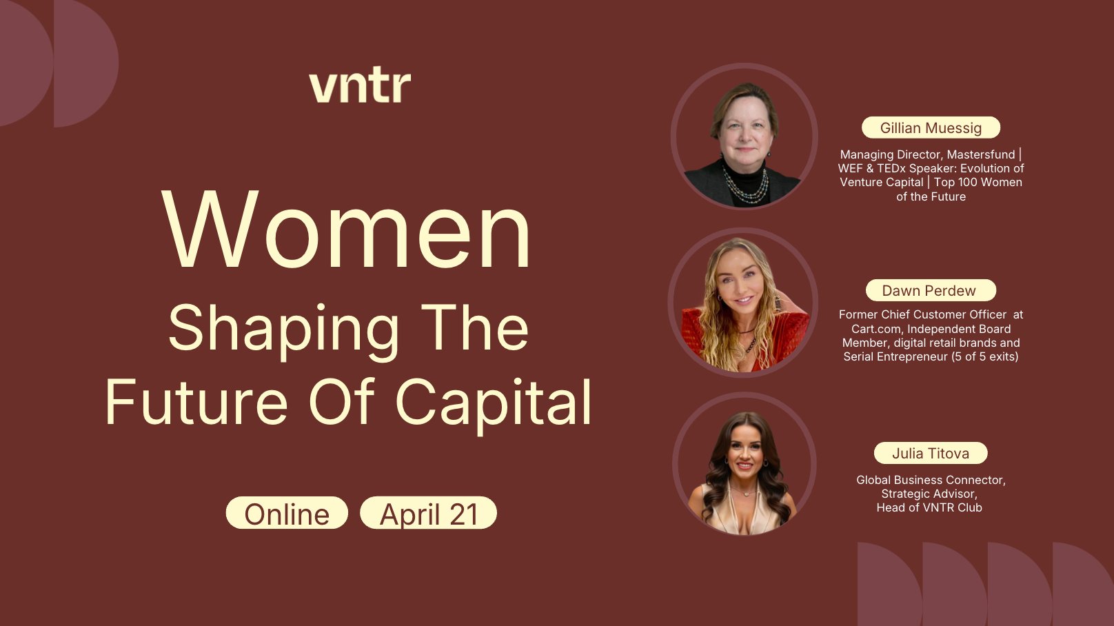 Women Shaping the Future of Capital — VNTR